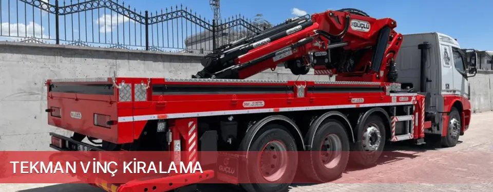 Tekman İlçemi Vinç Kiralama